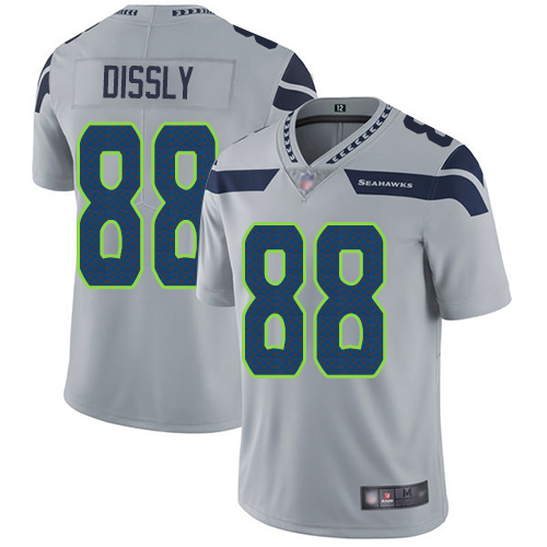 Seattle Seahawks Limited Grey Men Will Dissly Alternate Jersey NFL Football 88 Vapor Untouchable